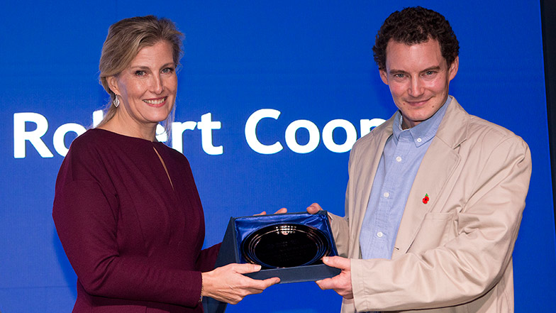 Her Royal Highness Countess of Wessex with award winner