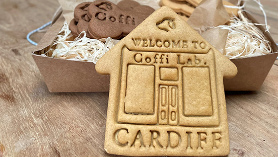 Coffi Lab biscuits to sell in support of Guide Dogs