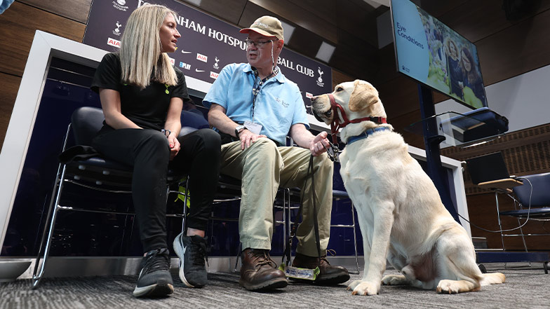 Corporate training session with Guide Dogs