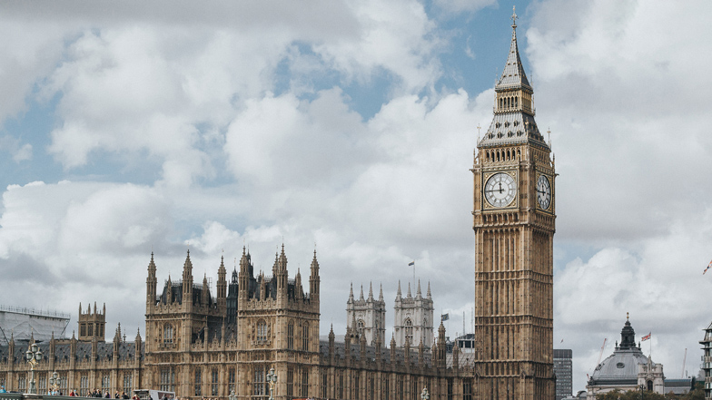 Big Ben on a cloudy day