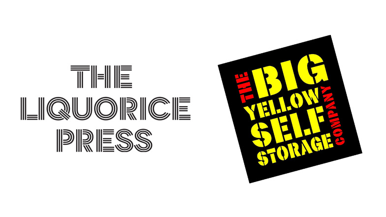The Liquorice Press logo and the Big Yellow Self Storage company logos