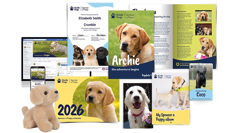 Welcome pack contents including certificate, 2026 calendar, photo album, magnet and toy. Welcome pack contents including certificate, 2026 calendar, photo album, magnet and toy.