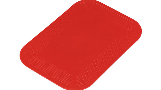 Image of a red Dycem mat 