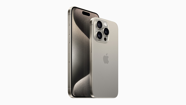 An image of a grey iPhone