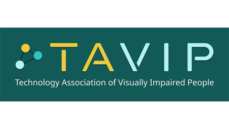 A logo of the TAVIP - Technology Association of Visually Impaired People 