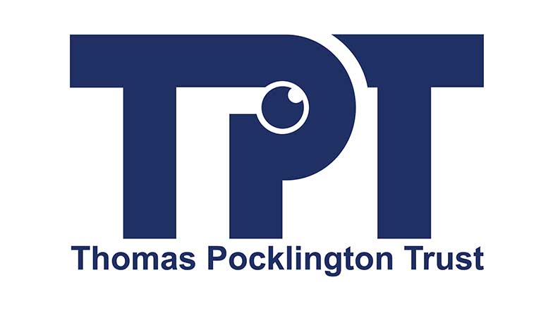 A logo of TPT- Thomas Pocklington Trust